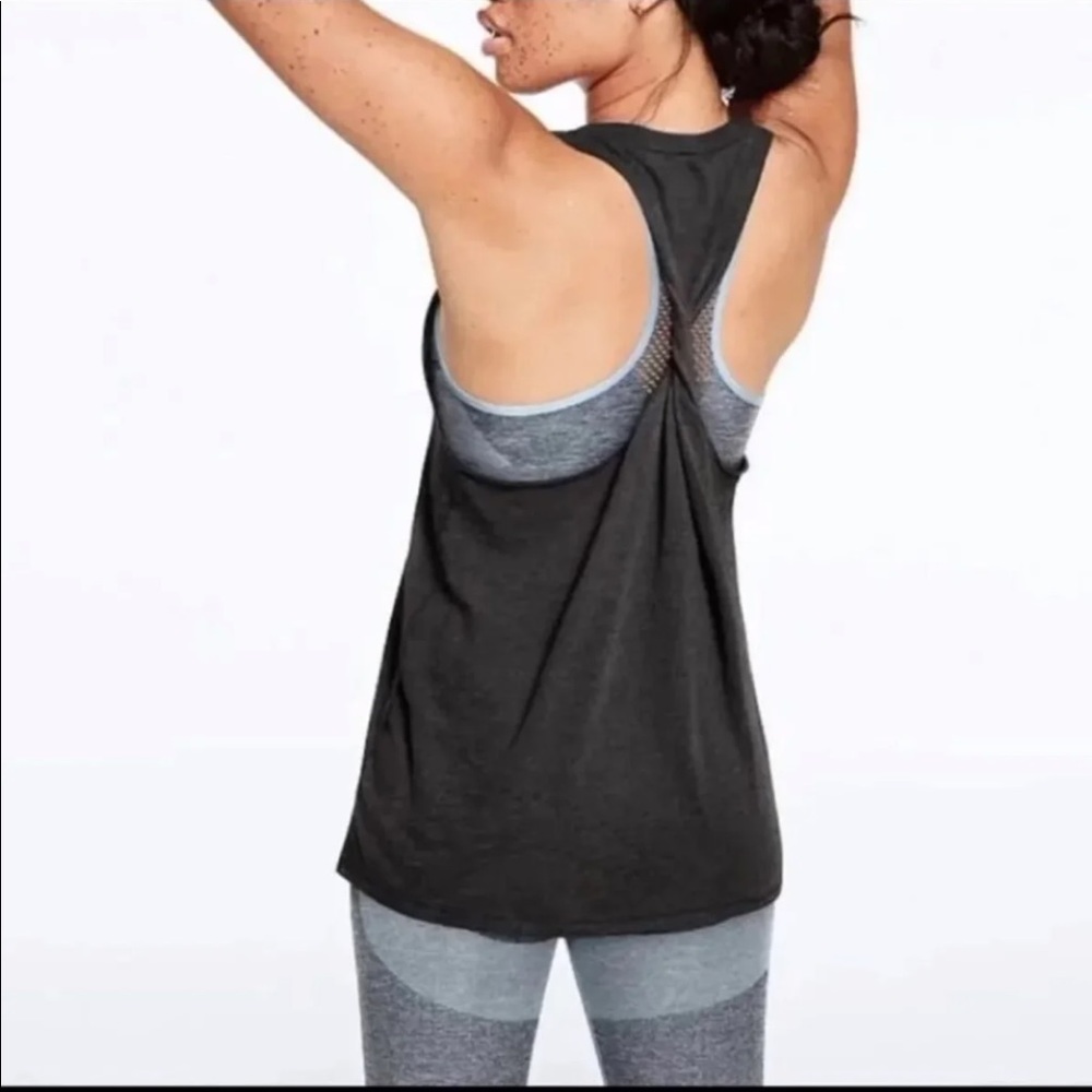 VS PINK Twist Back Tank Top
